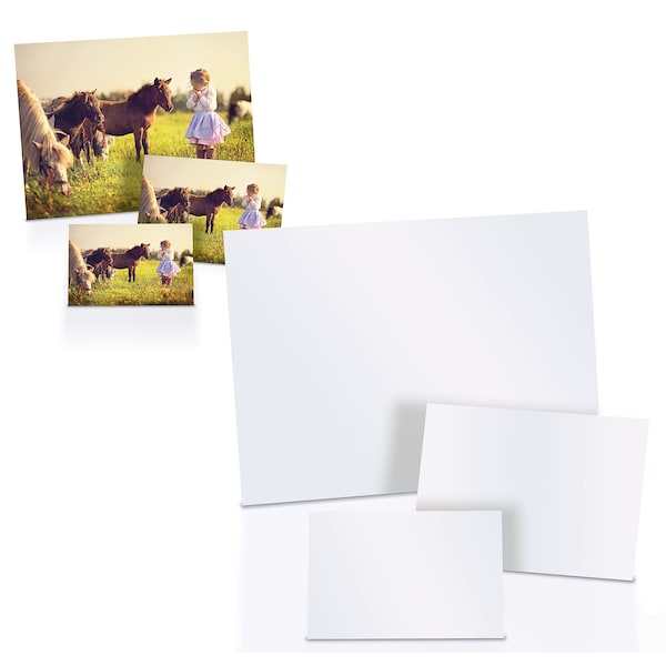 Better Office Products Glossy Photo Paper Variety Pack, 100 Total Sheets 60Ct 4 x 6in. 20Ct 5 x 7in., 100PK 32212 - main